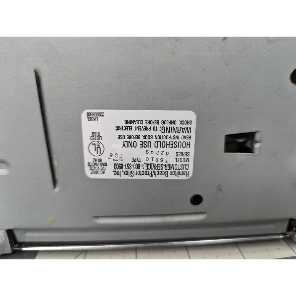 Hamilton Beach Professional Toaster Chrome Mdl T6810